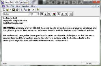 Steno Pad screenshot