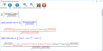 Step-by-step Derivative Calculator screenshot 4