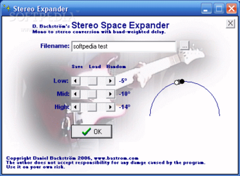 Stereo Space Expander screenshot
