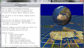 Stereographic Projection screenshot