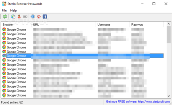 SterJo Browser Passwords Portable screenshot