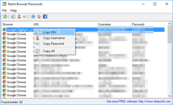 SterJo Browser Passwords Portable screenshot 2