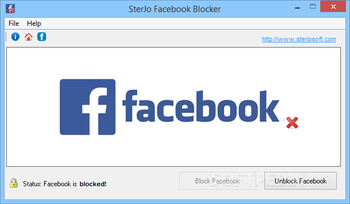 SterJo Facebook Blocker screenshot