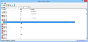 SterJo Fast IP Scanner screenshot 3