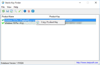 SterJo Key Finder screenshot