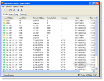 SterJo Portable Firewall PRO screenshot 2