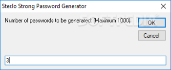 SterJo Strong Password Generator screenshot 4