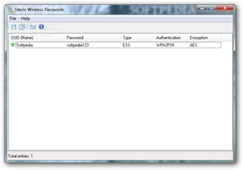 SterJo Wireless Passwords screenshot