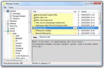 Stickies screenshot 2