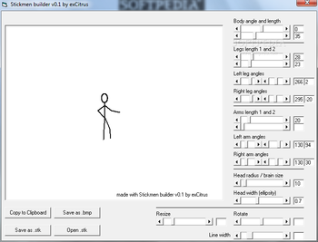 Stickman Builder screenshot