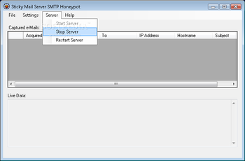 Sticky Mail Server screenshot