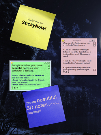 StickyNote screenshot