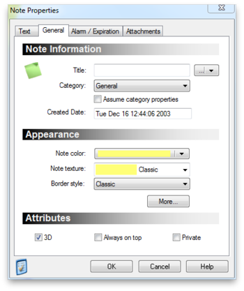 StickyNote screenshot 3