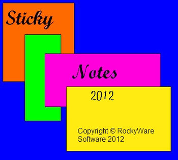 StickyNotes 2012 screenshot