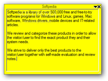 StickyNotes screenshot