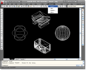 STL Export for AutoCAD screenshot 2