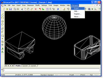 STL Export for Bricscad screenshot 2