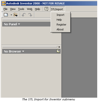 STL Import for Inventor screenshot 2