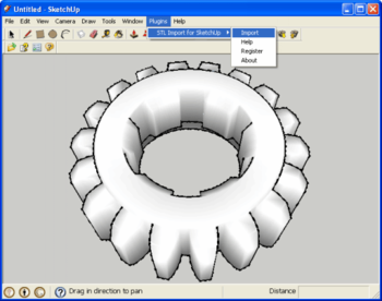 STL Import for SketchUp screenshot