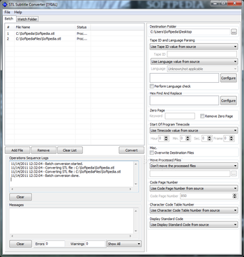 STL Subtitle Converter screenshot