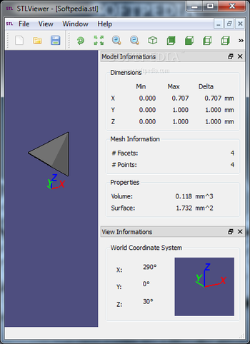 STL Viewer screenshot