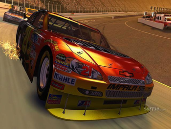 Stock Car Racing 3D Screensaver screenshot 2