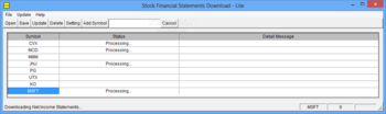 Stock Financial Statements Download Lite screenshot