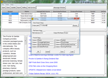 Stock Fundamental Data Download Lite screenshot 2