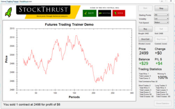 Stock Market Simulator screenshot