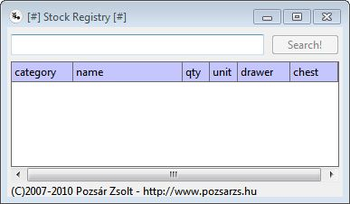 Stock Registry Portable screenshot