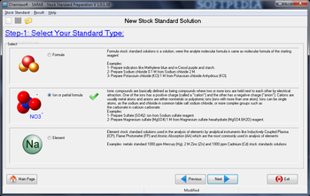 Stock Standard Preparation Calculator screenshot 2