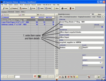 Stockroom Organizer Deluxe screenshot 2
