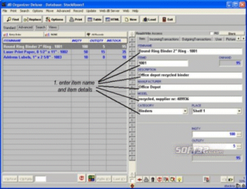 Stockroom Organizer Deluxe screenshot 3
