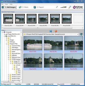 Stoik PanoramaMaker screenshot