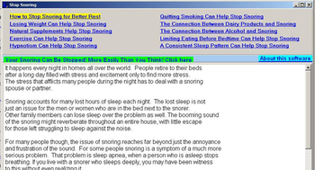 Stop Snoring screenshot