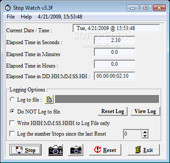 Stop Watch screenshot