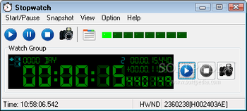 Stopwatch screenshot