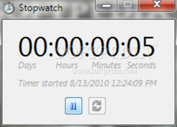 Stopwatch screenshot