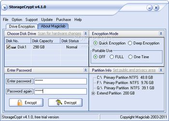 StorageCrypt screenshot