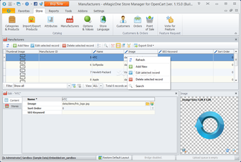 Store Manager for OpenCart screenshot 3