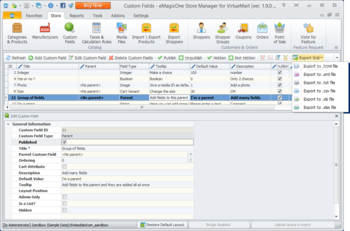 Store Manager for VirtueMart screenshot 3