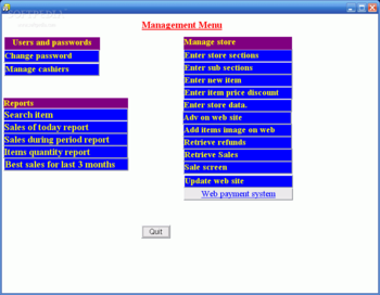 Store multi-cashier plus Web site screenshot 2