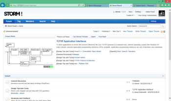 Storm IM + BBS Web Server screenshot 2