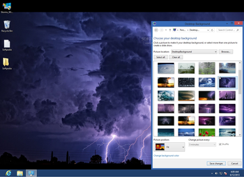 Storms Windows Theme screenshot