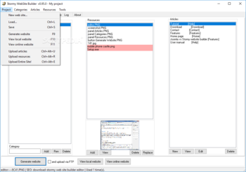 Stormy WebSite Builder screenshot 2