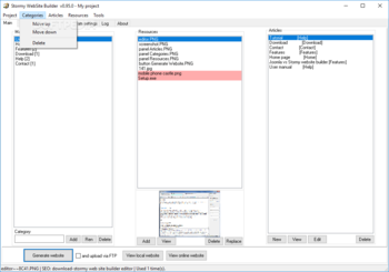 Stormy WebSite Builder screenshot 3