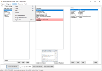 Stormy WebSite Builder screenshot 4