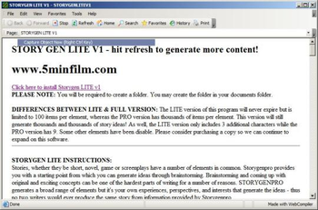 Storygen Lite screenshot