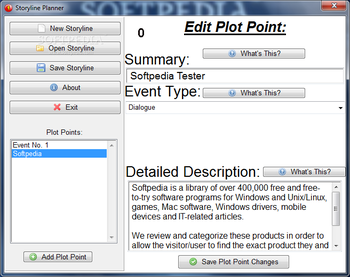 Storyline Planner screenshot
