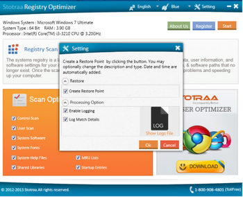 Stotraa Registry Optimizer screenshot 2